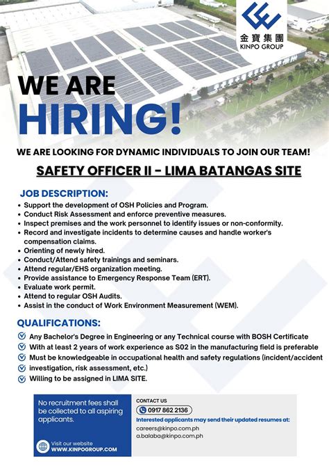 25+ Kinpo Job Hiring Jobs, Employment 14 July, 2024.